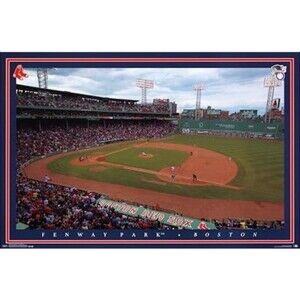 Boston Red Sox Fenway Park Poster 2014 MLB Team Store Sealed Hologram NOS New